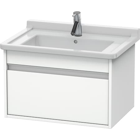 Duravit Ketho Wall-Mounted Vanity Unit Kt666401818 White Matt KT666401818